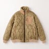 QUILTED PUFF JACKET(カーキ-L)