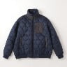 QUILTED PUFF JACKET(ネイビー-L)