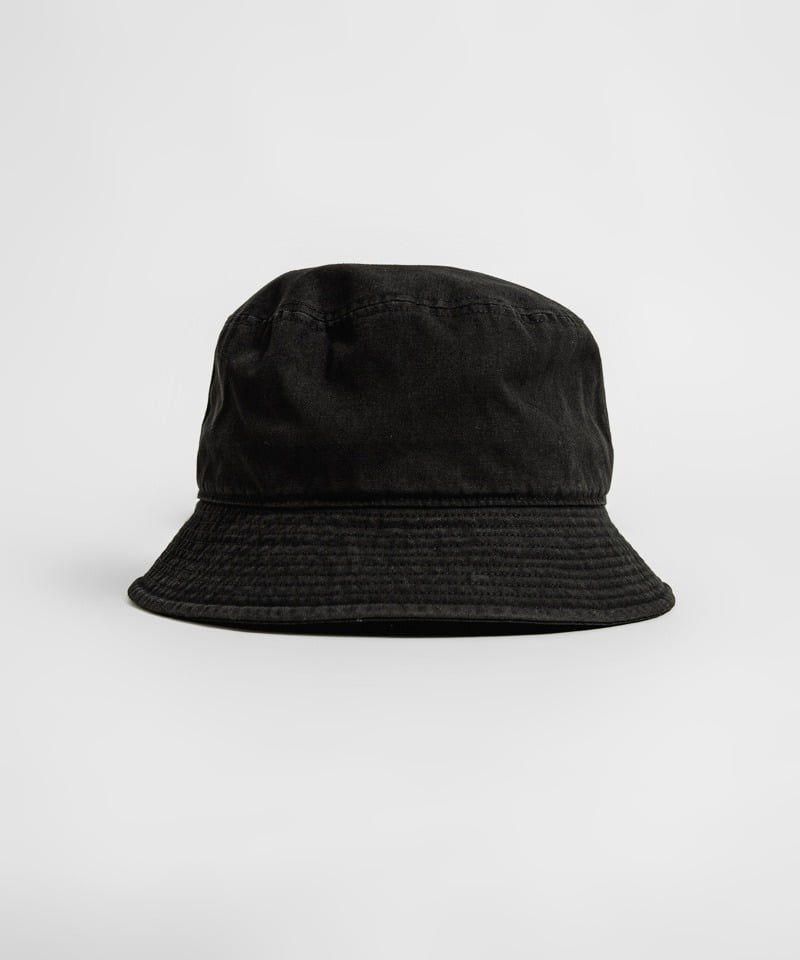 WASHED BUCKET HAT(ブラック-F)