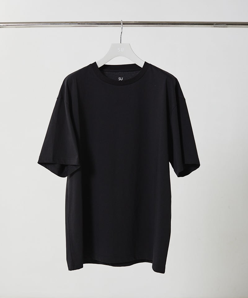 36G High-Twist Yarn T-shirt(ブラック-46)