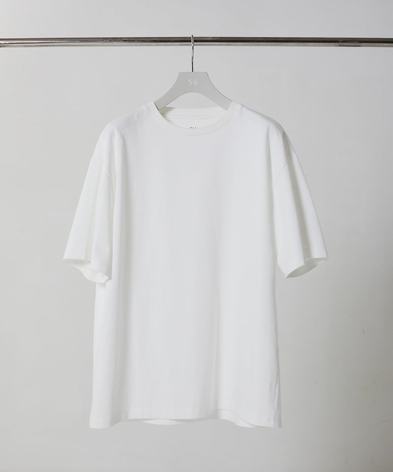 Recycled Suvin High-Twist Yarn T-shirt(ホワイト-46)