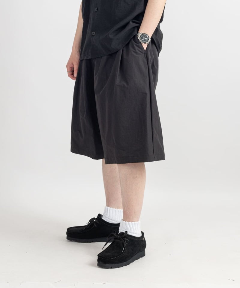 Wide Baggy Shorts (ブラック-46)
