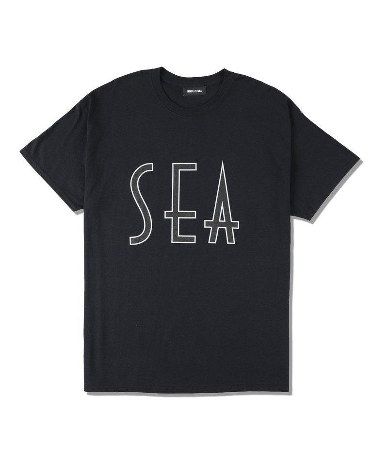 SEA (wavy) T-SHIRTS(ブラック-M)
