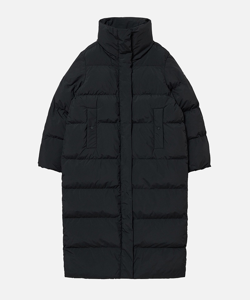 WOMENS WATER REPELLENT LONG INSULATION JACKET ■SALE■(ブラック(ノワール)-S)