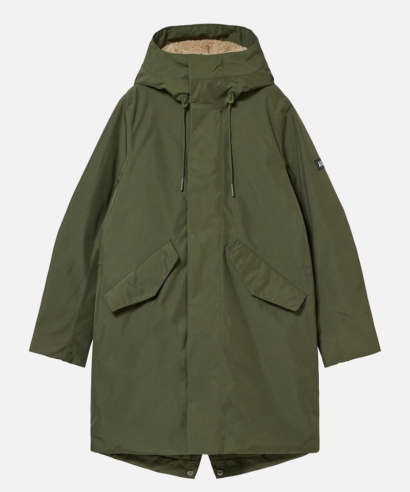 GORE-TEX INSULATION LONG HOODED JACKET(カーキ(アボカ)-M)