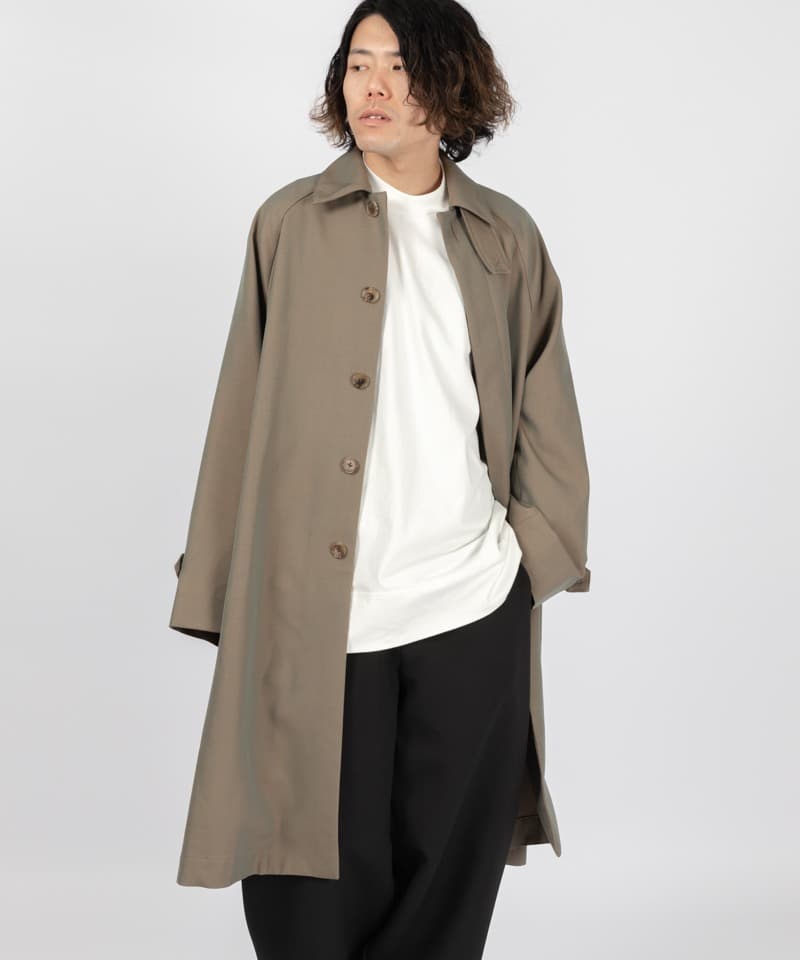 Yoke、Reversible Balmacaan Coat、サイズ3❕ - ステンカラーコート
