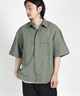 SNAP FRONT S/S SHIRT 【 I / アイ 】■SALE■(セージ-2)