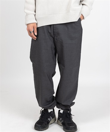 NO TUCK WIDE TAPERED EASY PANTS ■SALE■