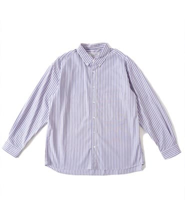 T.M. STRIPE BUTTON DOWN SHIRT 【 UNIVERSAL PRODUCTS. / ユニバーサル プロダクツ 】