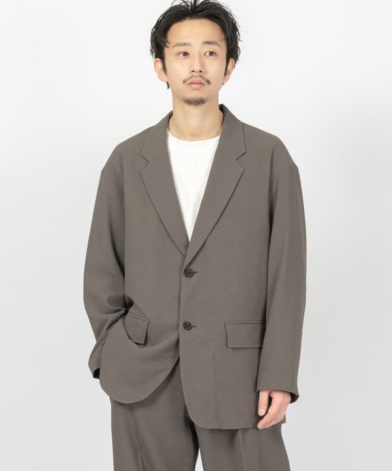 UNIVERSAL PRODUCTS.】CREPE UNCONSTRUCTED 2B JACKET□SALE
