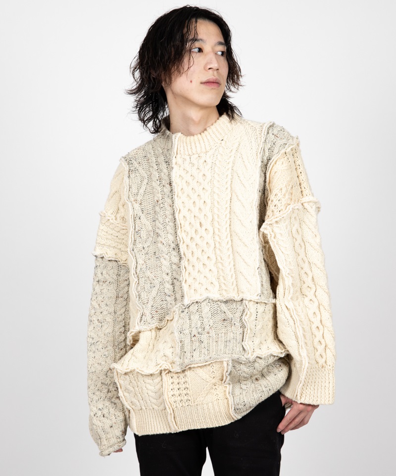 DISCOVERED】Nordic Collage Knit | メンズファッション通販サイト