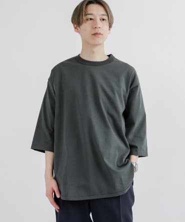 BASE BALL TEE - RECYCLE SUVIN ORGANIC COTTON KNIT