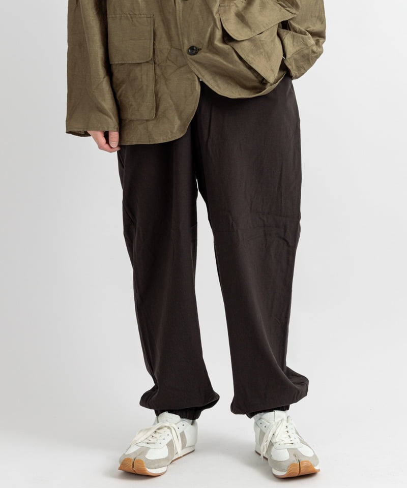 marka】EASY WIDE PANTS - 2/90 SUPER120'S WOOL WASHER TROPICAL