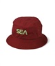 SEA(SPC) BUCKET HAT(ボルドー-F)
