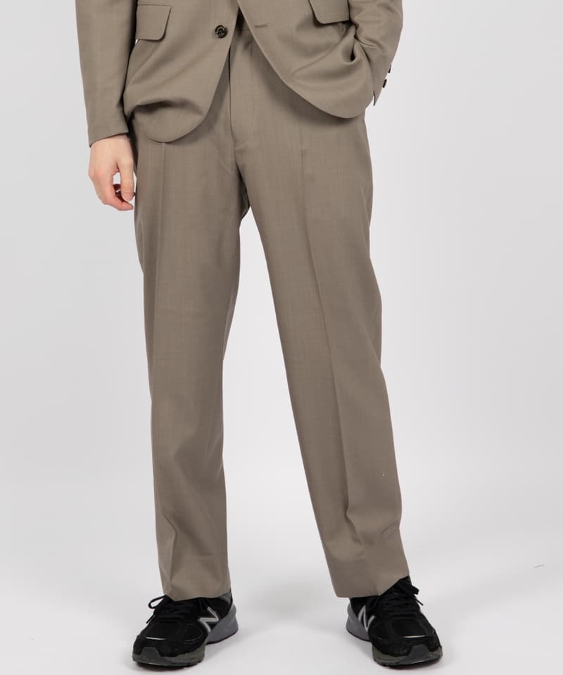 MARKAWARE】FLAT FRONT TROUSERS - ORGANIC WOOL TROPICAL□SALE ...