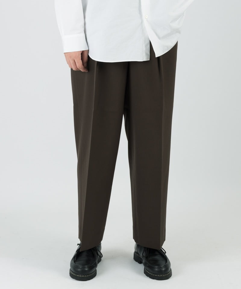 MARKAWARE  DOUBLE PLEATED TROUSERS