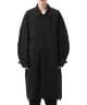 C/N DOUBLE CLOTH STRETCH DOLMAN SLEEVE BAL COLLAR COAT(ブラック(930)-1)