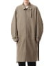 C/N DOUBLE CLOTH STRETCH DOLMAN SLEEVE BAL COLLAR COAT(カーキグレー(910)-1)