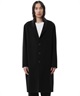 W/CA DOUBLE FACE BEAVER CLOTH SINGLE BREASTED COAT(ブラック(930)-1)
