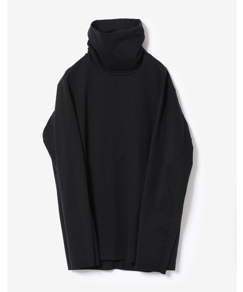 COOLMAX SMOOTH CLOTH HIGH NECKED T-SHIRT L/S ■SALE■(ブラック(930)-1)