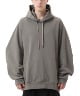 C/PE DOUBLE KNIT OVERSIZED HOODIE■SALE■(カーキグレー(910)-1)