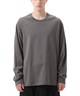ULTIMATE SILKY JERSEY OVERSIZED L/S T-SHIRT 【 ATTACHMENT / アタッチメント 】(ダークグレー(922)-1)