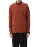 80/2 TIGHT TENSION JERSEY LAYERED HIGHNECK L/S TEE(ダークオレンジ(152)-2)