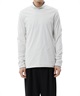 80/2 TIGHT TENSION JERSEY LAYERED HIGHNECK L/S TEE(オフホワイト(850)-2)