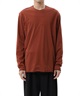 80/2 TIGHT TENSION JERSEY LAYERED L/S TEE(ダークオレンジ(152)-1)