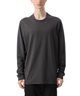 COTTON DOUBLE FACE L/S TEE(ダークグレー(922)-1)