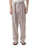 PE/LI POPLIN BELTED TAPERED FIT TROUSERS(X.ピンク(029)-1)