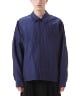 ACE/LI/C OXFORD CLOTH WASHER L/S ZIP SHIRT■SALE■(ブルー(450)-1)