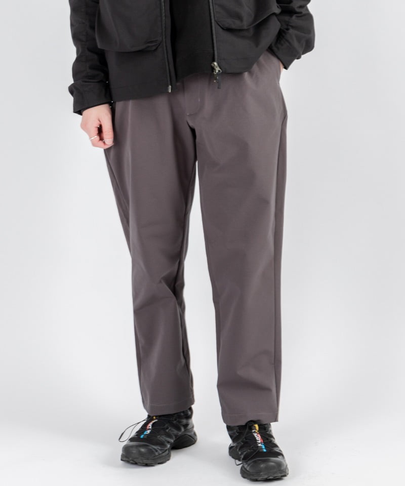 One Tuck Taperd Stratch Pants(グレー-1)