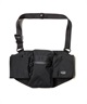 Breathatec Nylon Utility Shoulder Bag ナイロン ユーティリティ ショルダーバッグ 【hobo / ホーボー】■SALE■(ブラック-F)