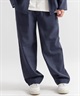 SIDE PIPING EASY PANTS - RECYCLE POLYESTER WOOL MESH(ブルー-1)