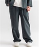 SIDE PIPING EASY PANTS - RECYCLE POLYESTER WOOL MESH(グリーン-1)