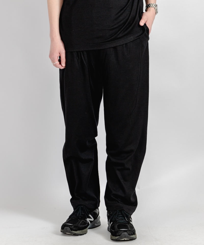 Merino Wool Tapered Pants(ブラック-2)