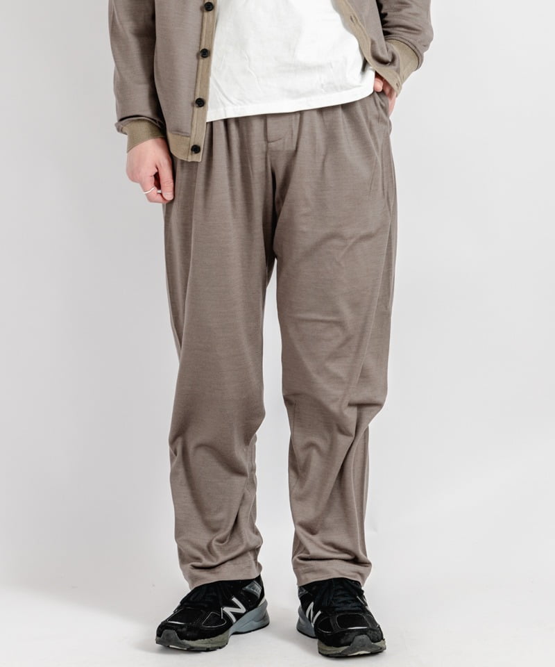 Merino Wool Tapered Pants(グレージュ-2)