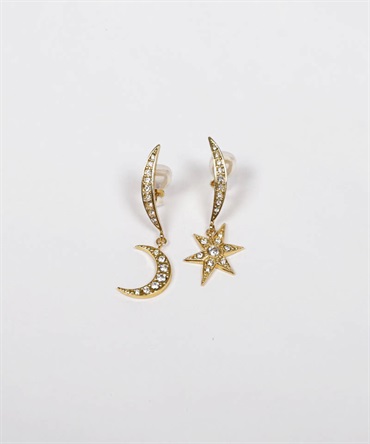 MOON＆STAR earring/pierce RE-1297【ADER.bijoux / アデル ビジュー】
