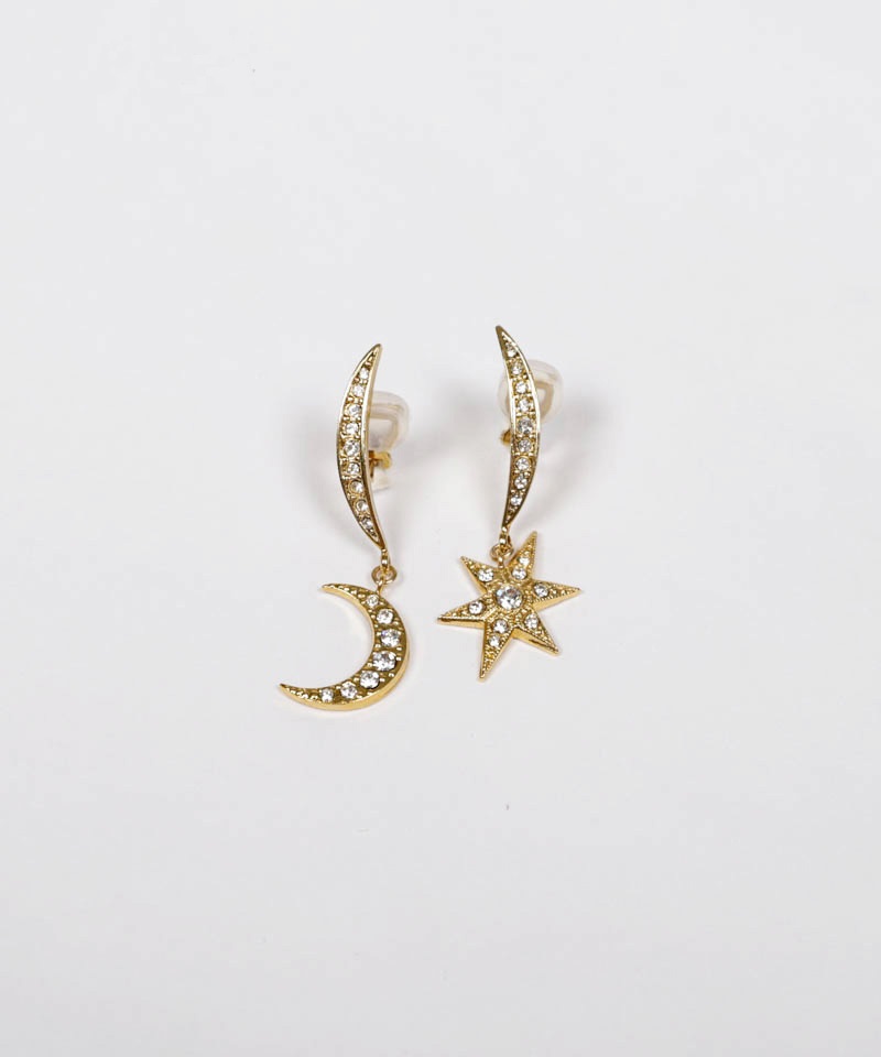 ※完売※MOON＆STAR earring/pierce RE-1297【ADER.bijoux / アデル ビジュー】