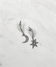 MOON＆STAR earring/pierce RE-1297【ADER.bijoux / アデル ビジュー】(シルバー-イヤリング)