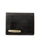 デリスリザード財布（二つ折りミニ）R97-01356 TLA-356【TOFF&LOADSTONE / トフアンドロードストーン】(ブラック)