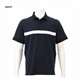 MENS SLEEVE LOGO POLO RELAXED FIT BRG241M49【BRIEFING / ブリーフィング】(NAVY(076)-L)