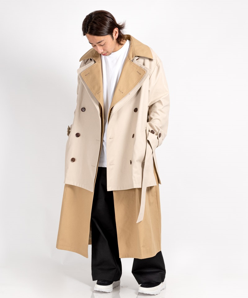 Zara Trench coat discount 67% MEN FASHION Coats Casual Gray M 