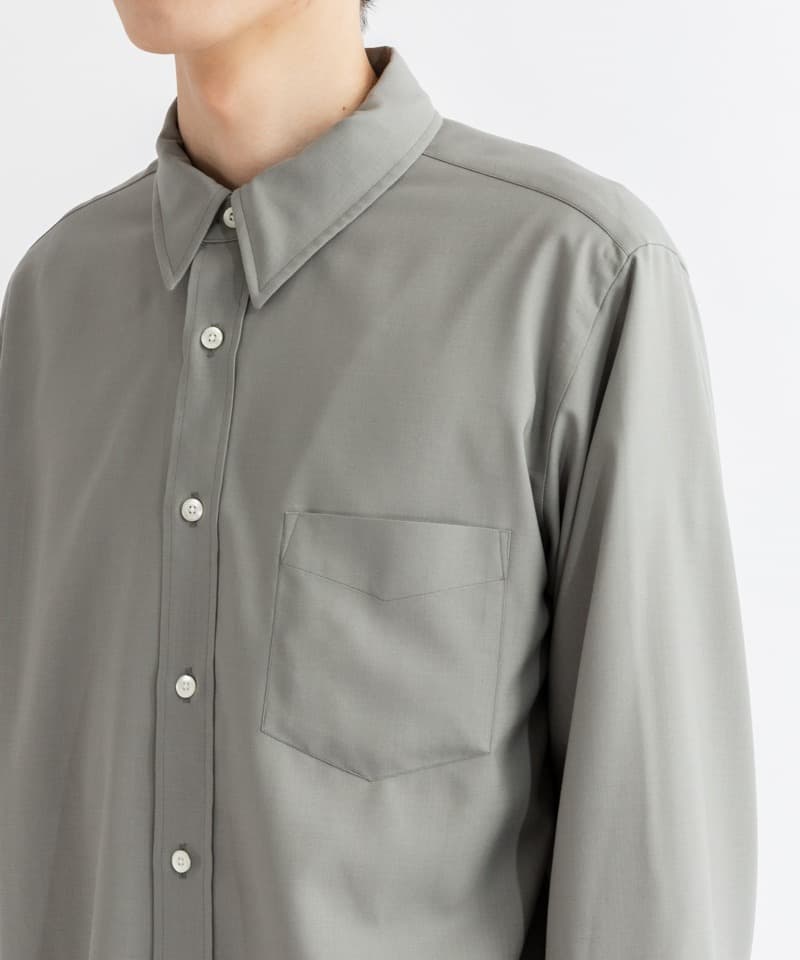 早期割引特典 20SS markaware トロピカルウールシャツ サイズ1 シャツ