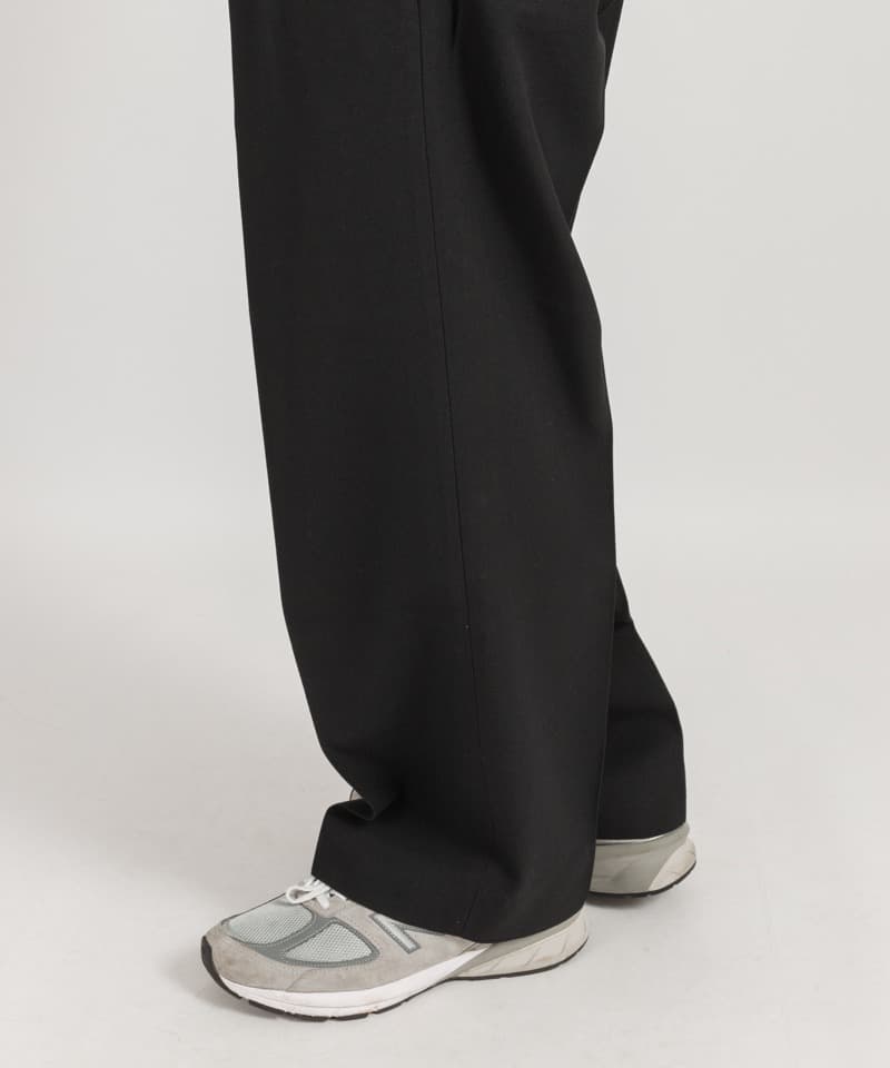 MARKAWARE】DOUBLE PLEATED TROUSERS - ORGANIC WOOL SURVIVAL CLOTH