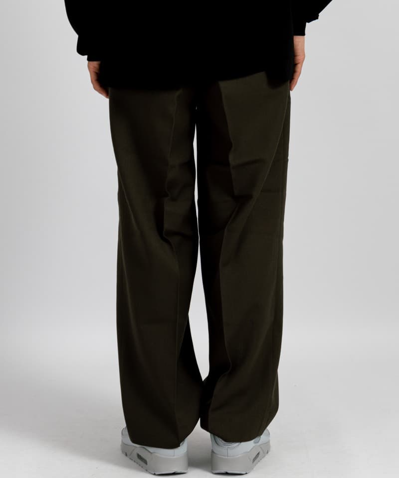MARKAWARE】DOUBLE PLEATED TROUSERS - ORGANIC WOOL SURVIVAL CLOTH