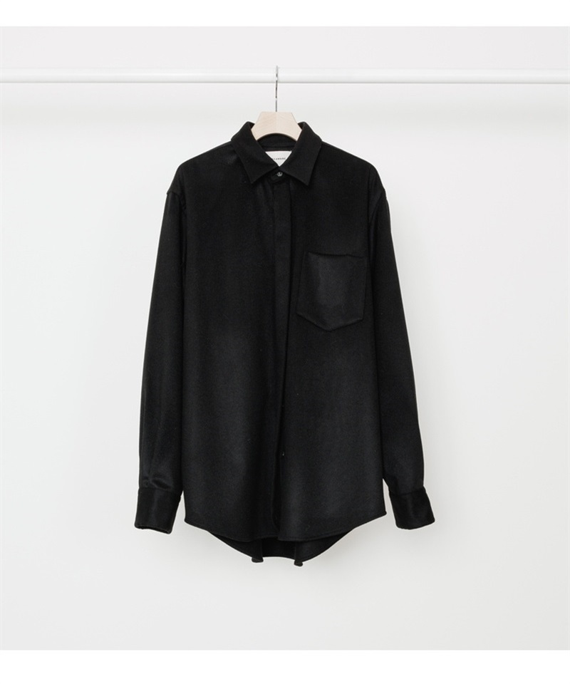 MARKAWARE】FLY FRONT SHIRT - CASHMERE FLANNEL | メンズファッション 