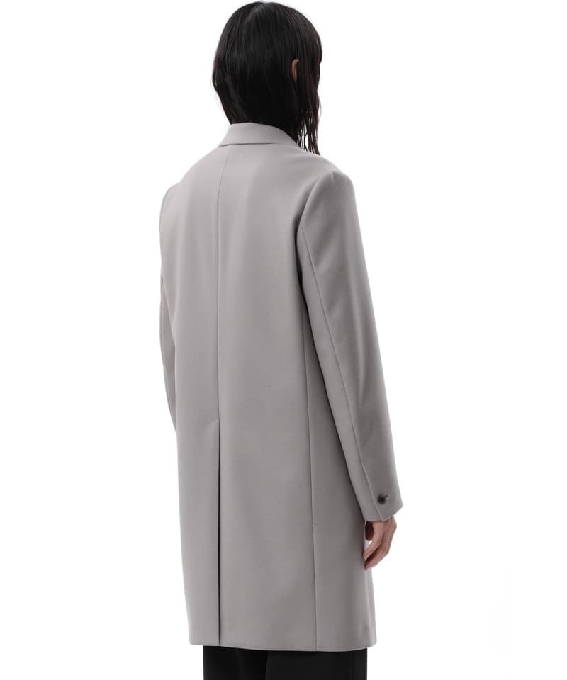 ATTACHMENT】WO DOUBLE MELTON TAILORED SINGLE BREASTED COAT