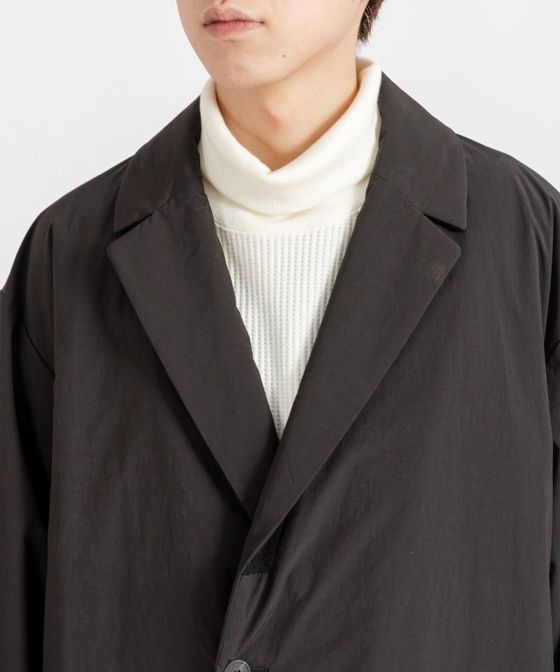 ATON】ASAKO NYLON SEMI DOUBLE COAT | メンズファッション通販サイト ...